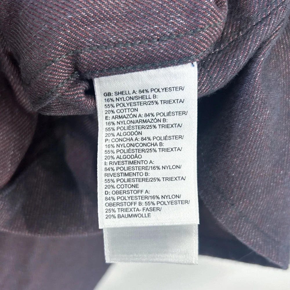 The North Face Men’s Burgundy Thermocore Flannel Button Down Shirt Medium